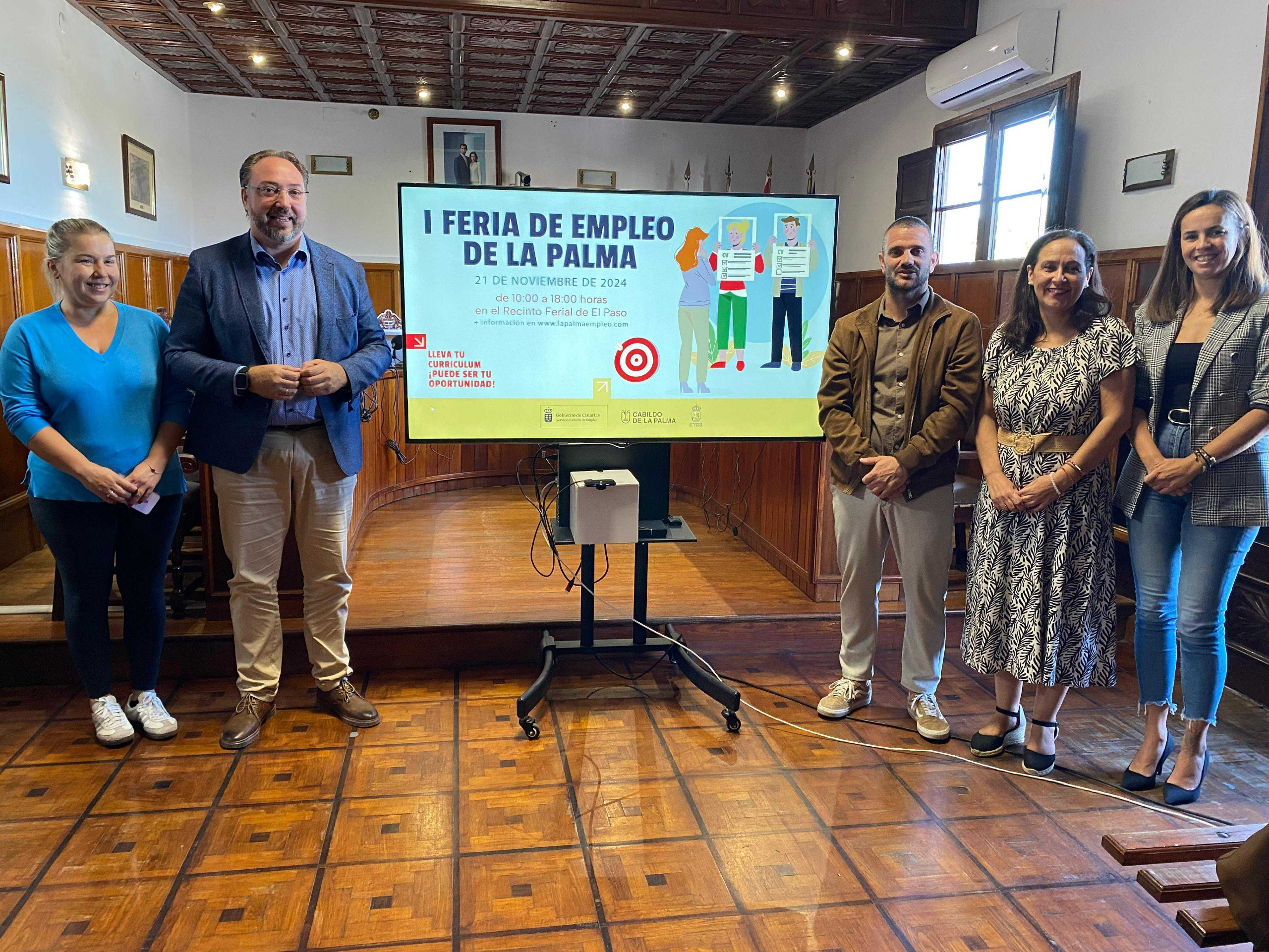 El Cabildo impulsa la celebración de la primera Feria de Empleo de La Palma