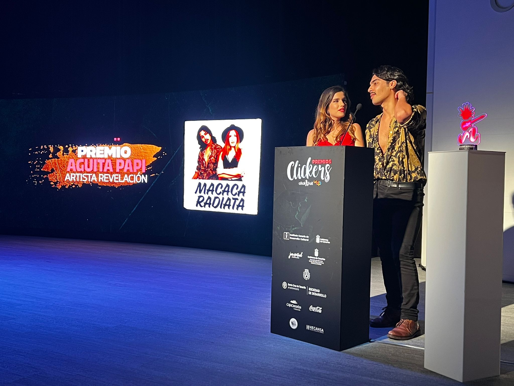 La Palma celebra el triunfo de sus artistas Valeria Castro y Macaca Radiata en los Premios de LOS40 Music Awards