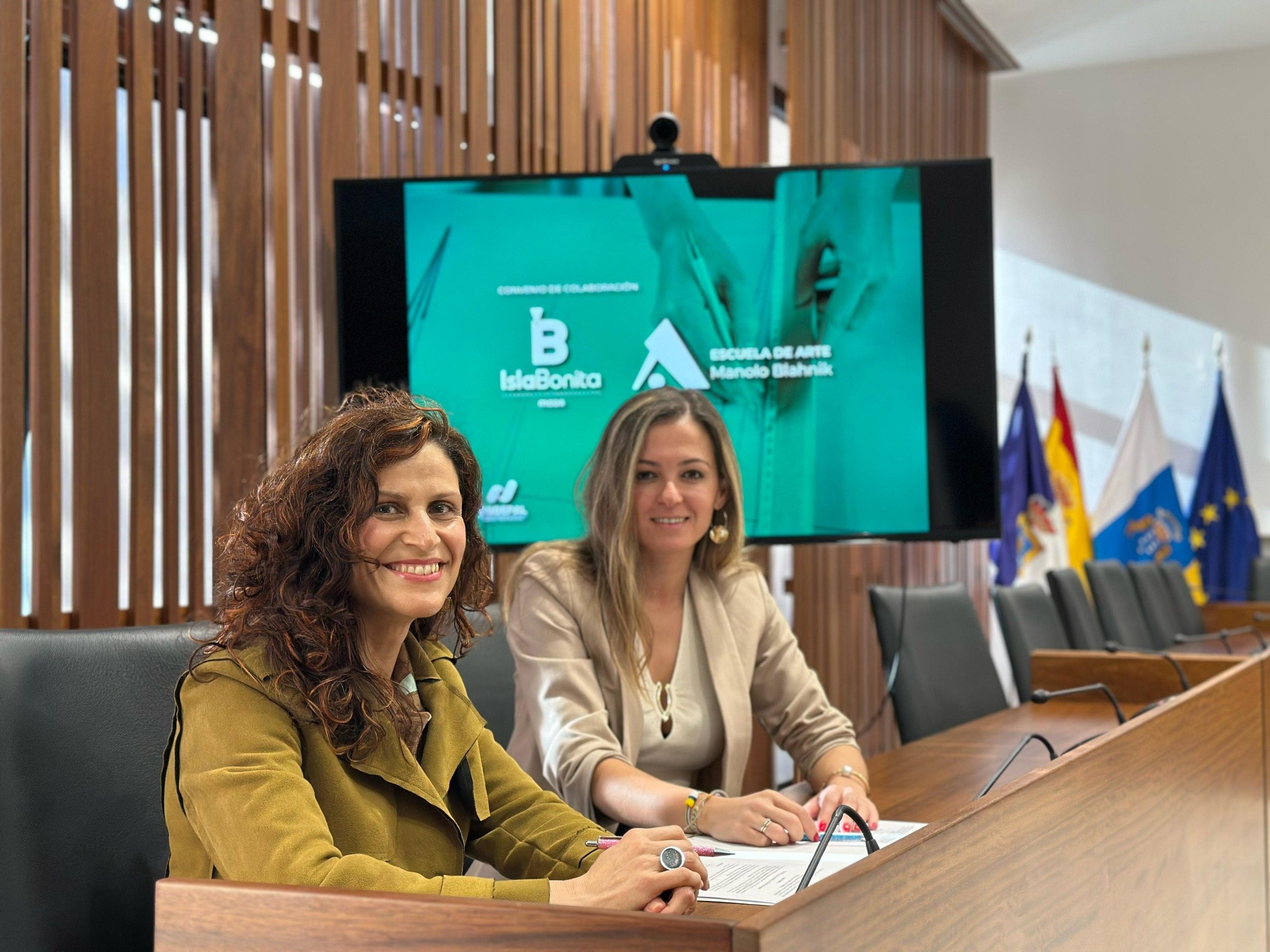 El Cabildo de La Palma y la Escuela de Arte Manolo Blahnik potencian el talento creativo de la Isla