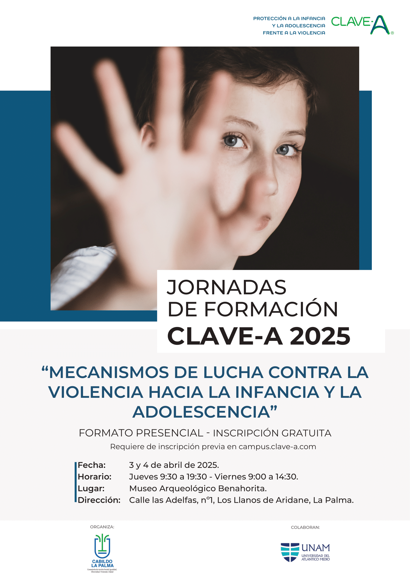 El Cabildo impulsa unas jornadas formativas sobre mecanismos de lucha contra la violencia hacia la infancia y la adolescencia