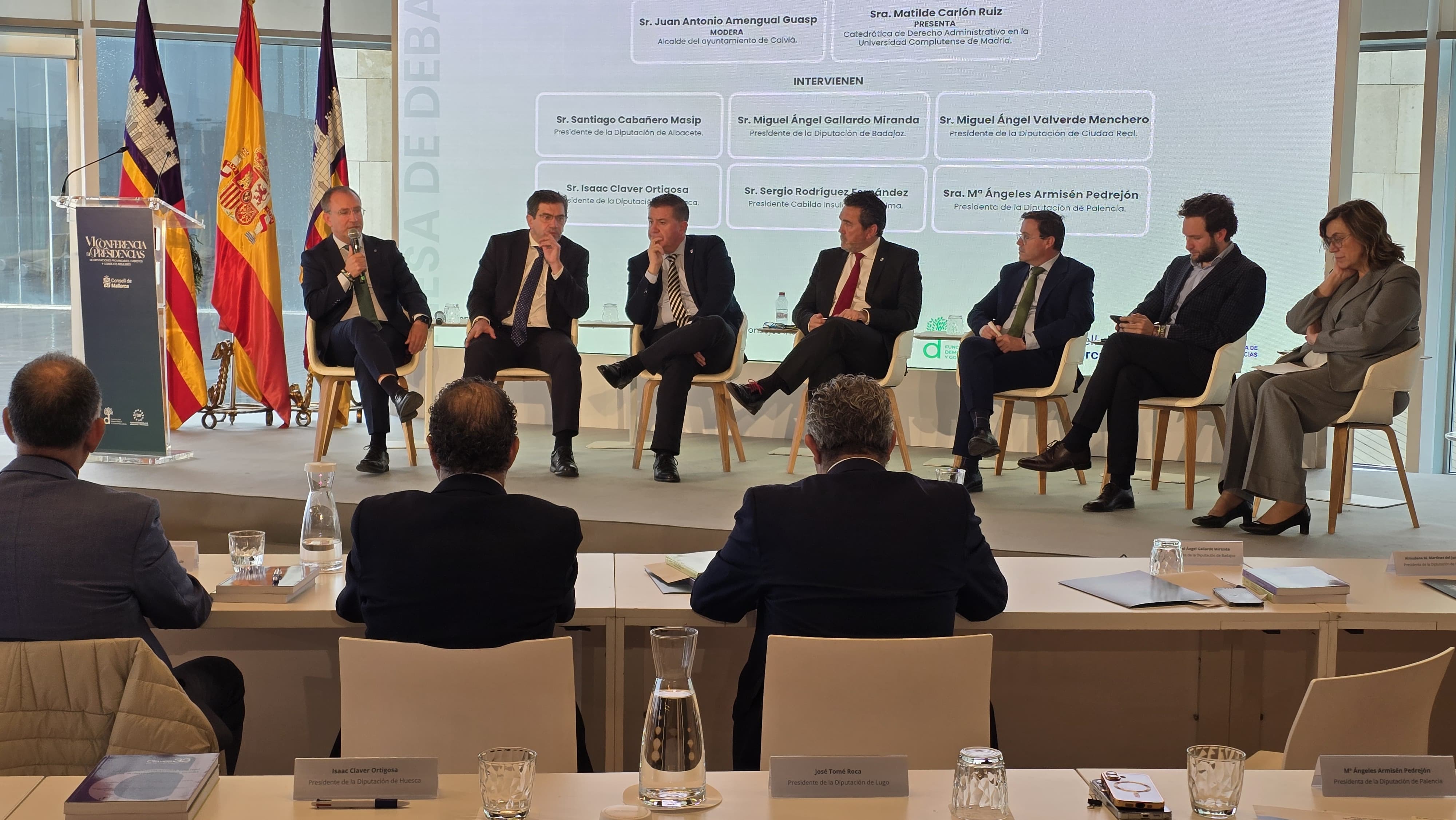 Sergio Rodríguez traslada a la Conferencia de Presidencias de Diputaciones el trabajo de seguridad desarrollado en la Isla 