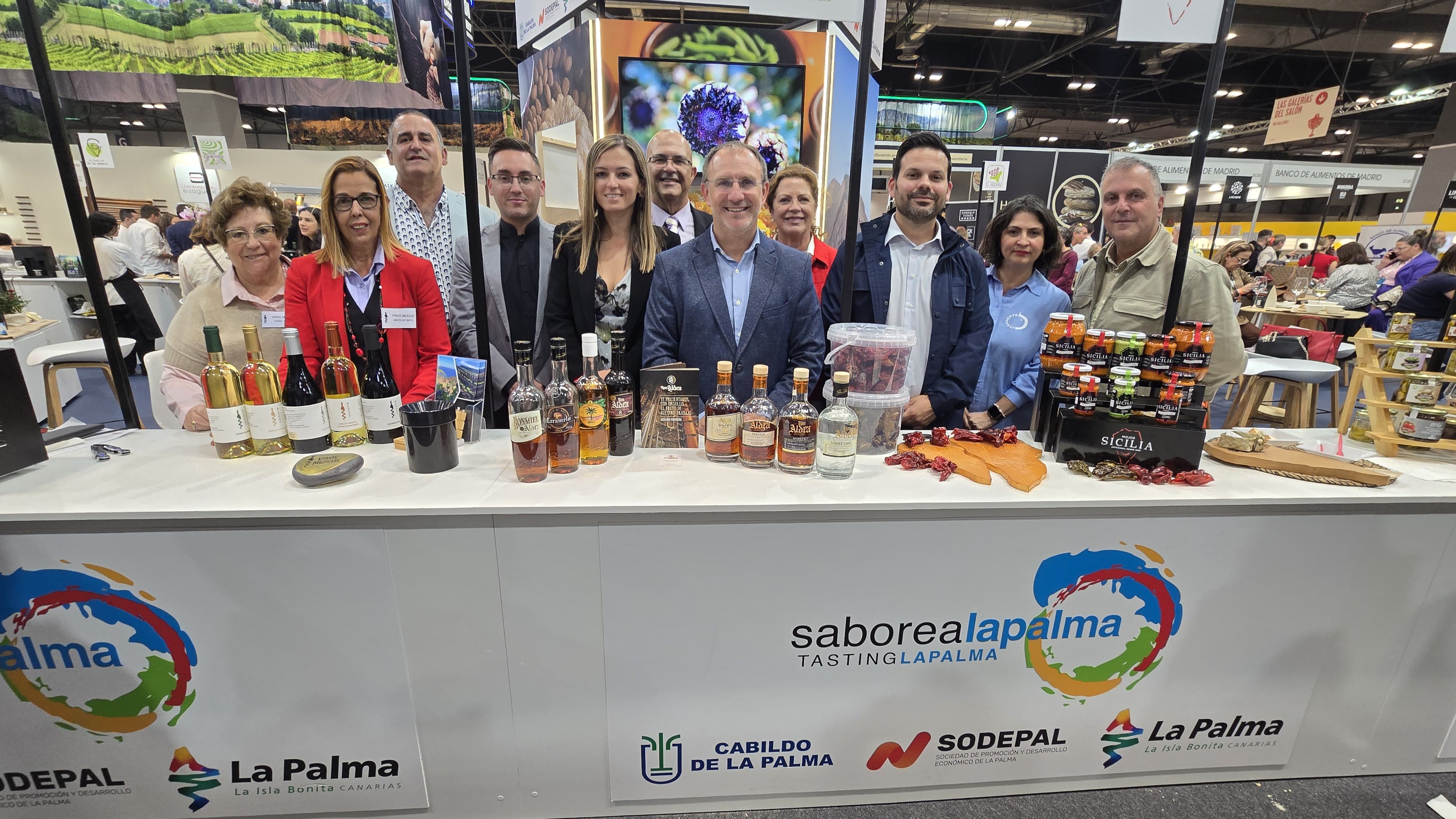 La Palma presume de sabor en el Salón Gourmets con siete marcas locales