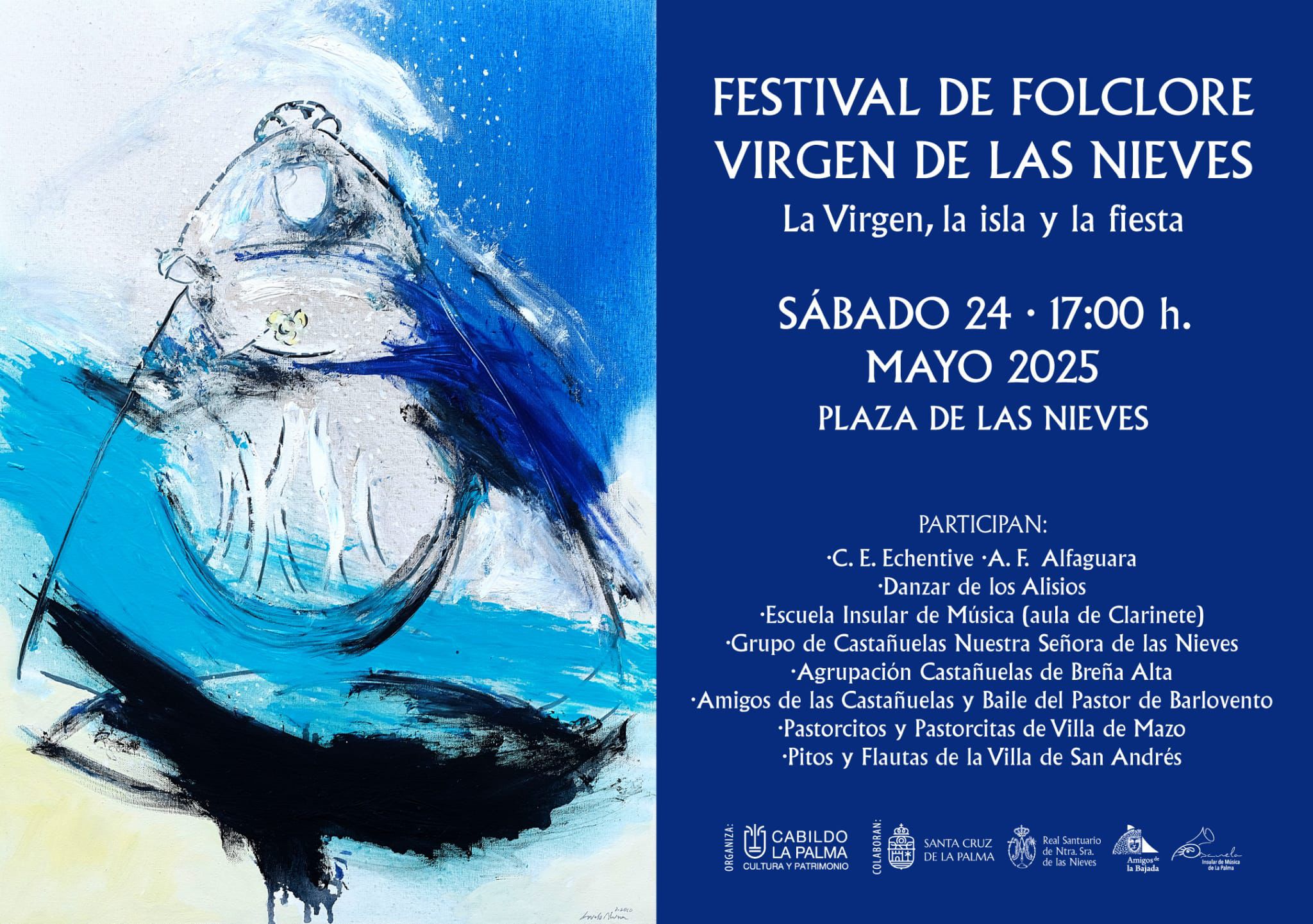 El Cabildo apuesta por el arraigo cultural y musical con la nueva edición del Festival de Folclore Virgen de las Nieves