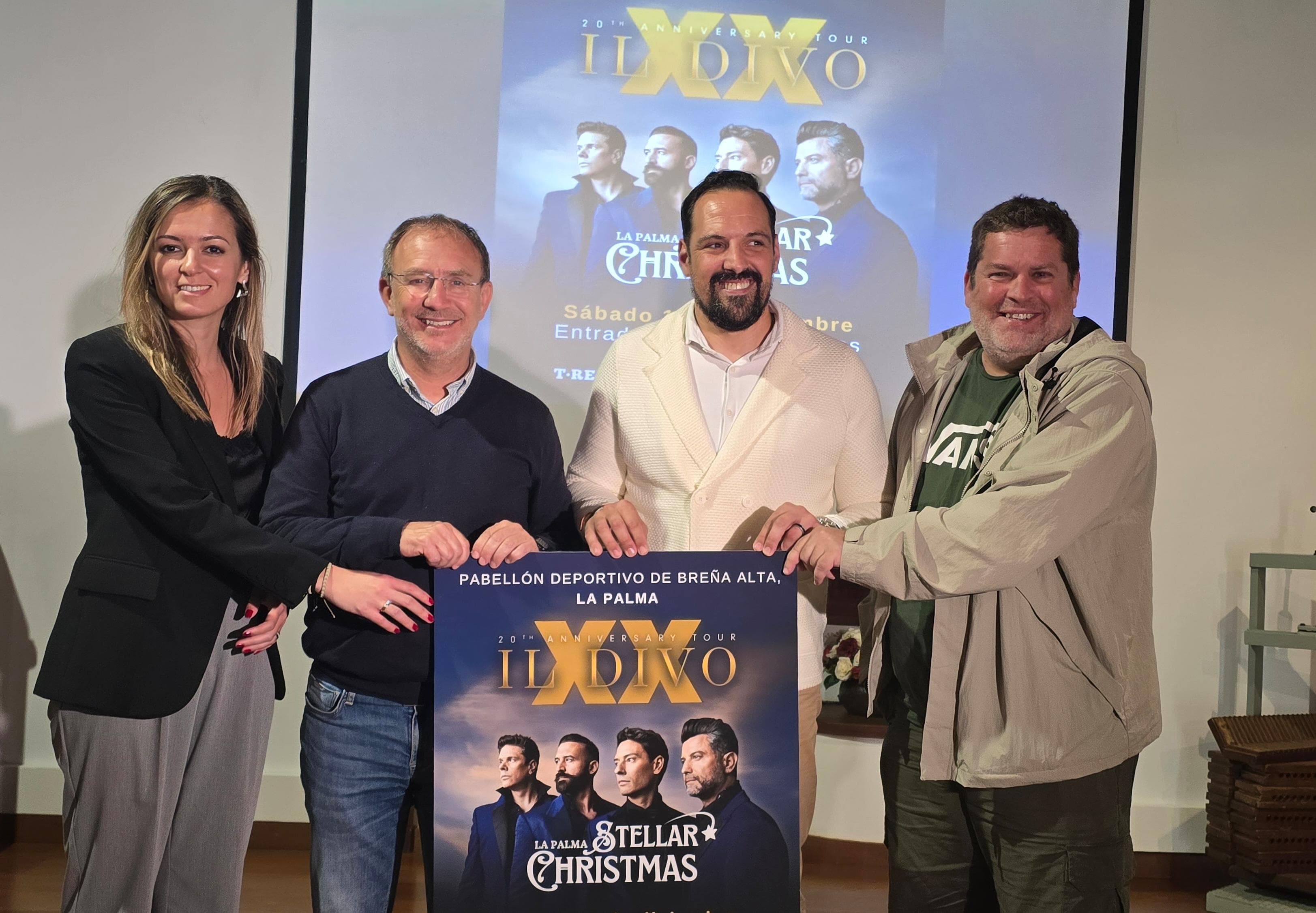 IL DIVO celebrará 20 años de éxitos mundiales en “La Palma Stellar Christmas”, el festival navideño de Breña Alta