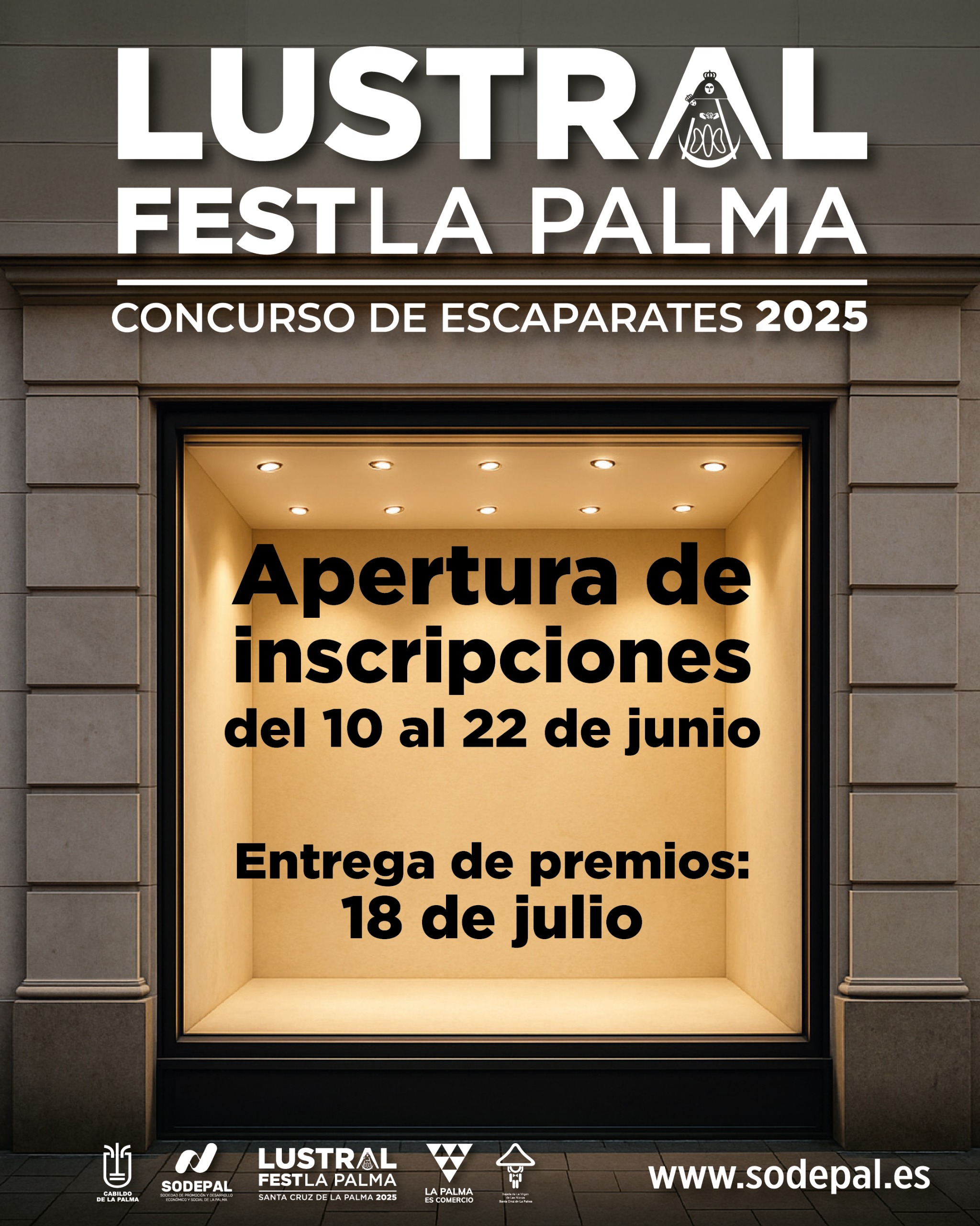 El Cabildo organiza una nueva edición del concurso de escaparates, en esta ocasión con motivo de la Bajada de la Virgen de Las Nieves