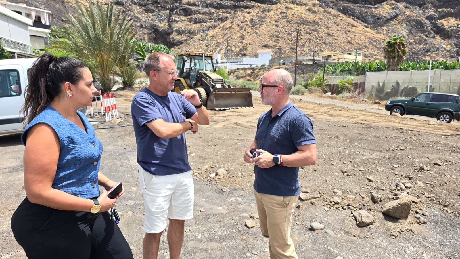 El Cabildo traslada el centro de control de emisiones de gases para habilitar la apertura del colegio de Puerto de Naos