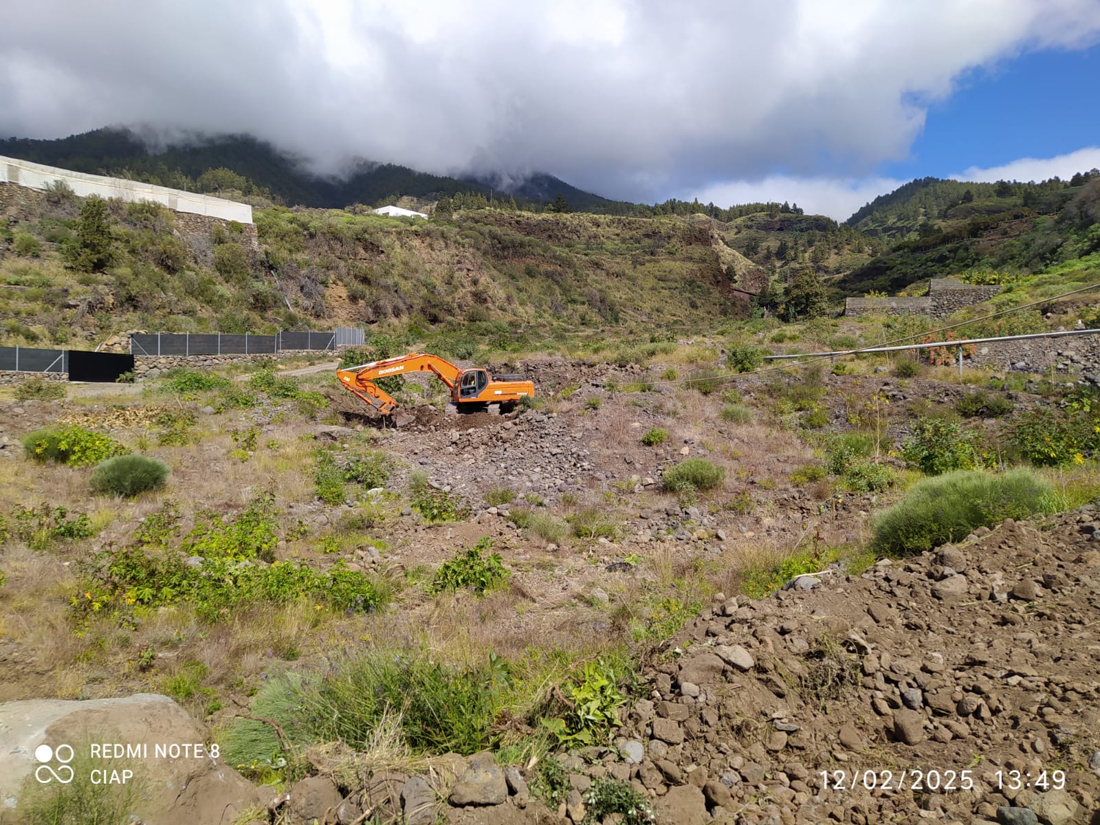El Cabildo destina casi 500.000 euros para la protección ante posibles escorrentías en el Barranco de Tenisca