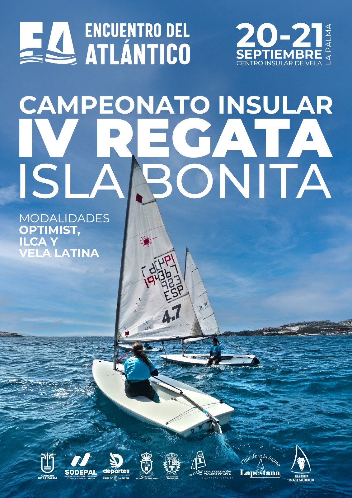 El Encuentro del Atlántico acoge el Campeonato Insular de Vela y conciencia sobre el cuidado de los océanos y la contaminación marina