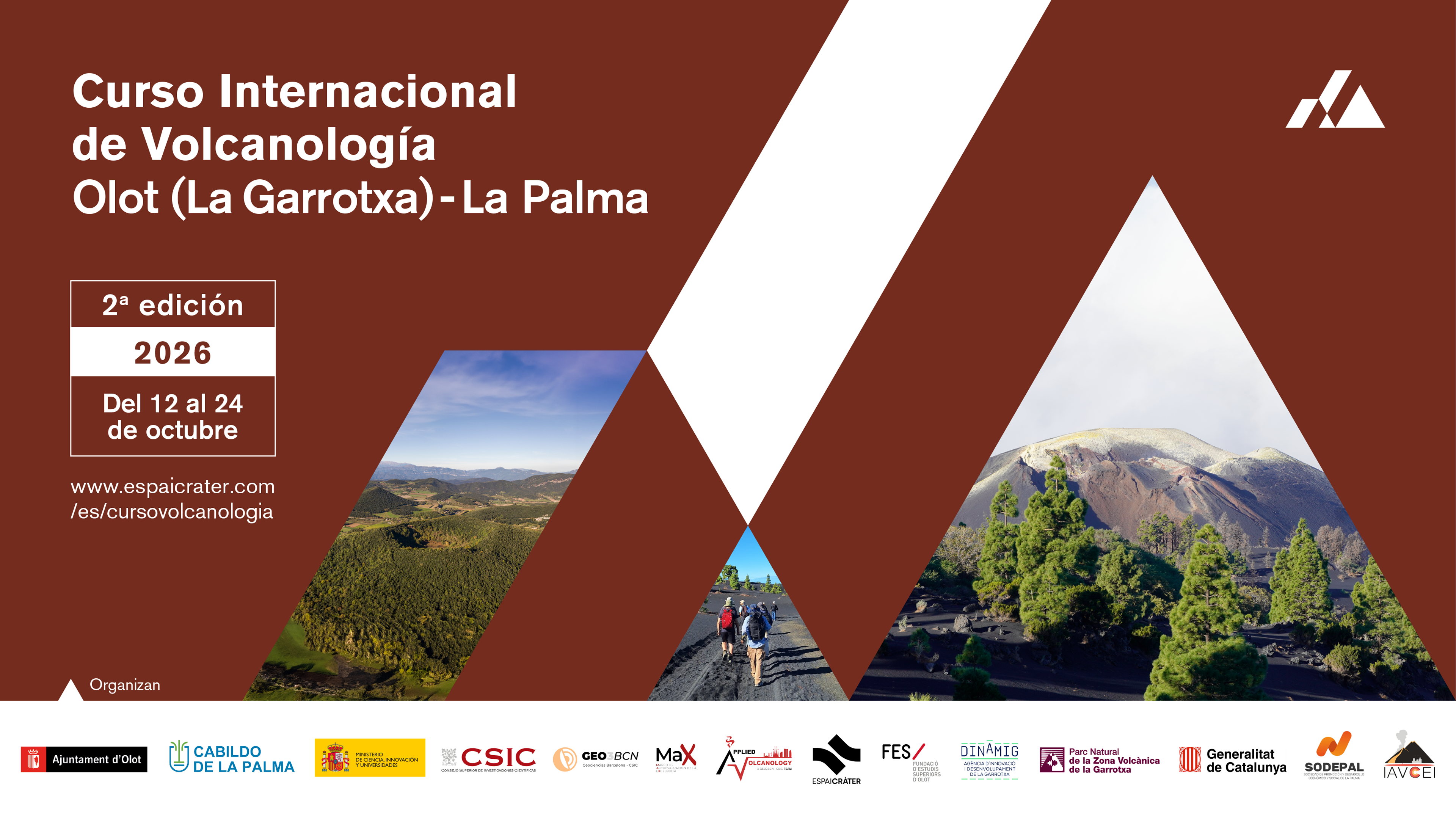 La Palma acoge una nueva edición del Curso Internacional de Vulcanología Olot - La Palma