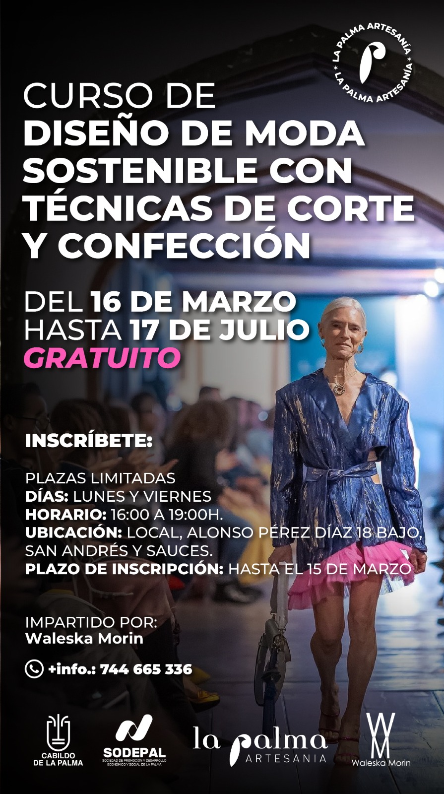 Título El Cabildo de La Palma continúa impulsando la formación en moda sostenible