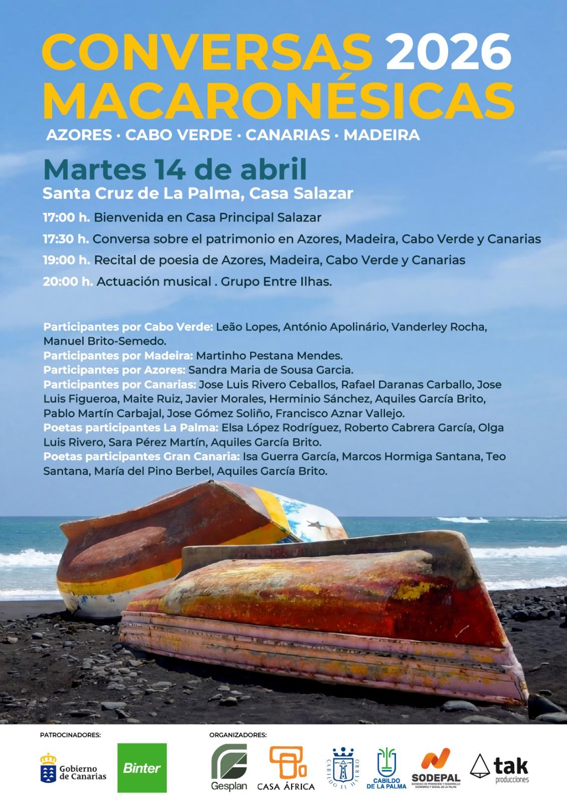 Conversas Macaronésicas 2026. 