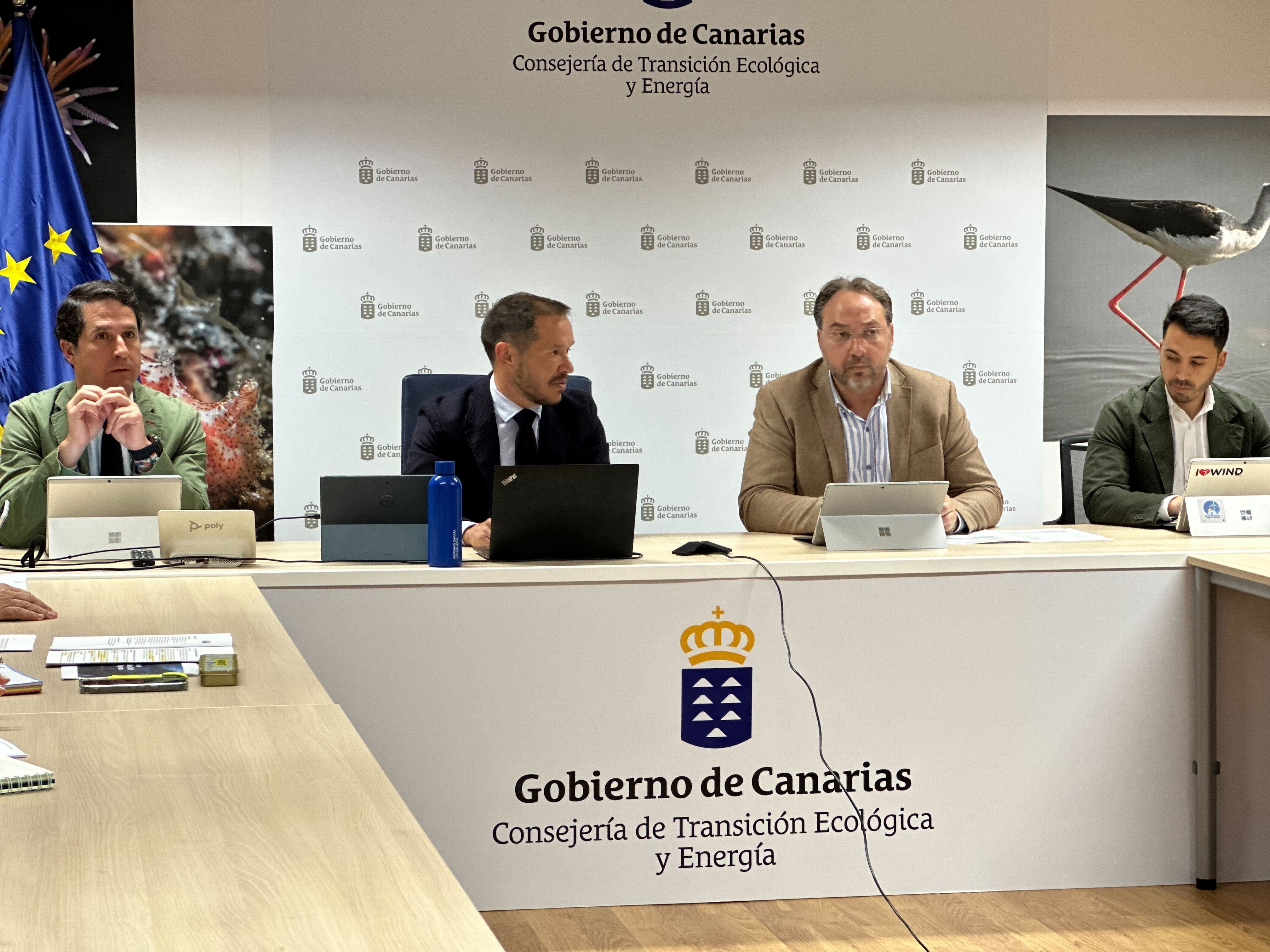 Reunión del consejero Fernando González con Transición Ecológica. 