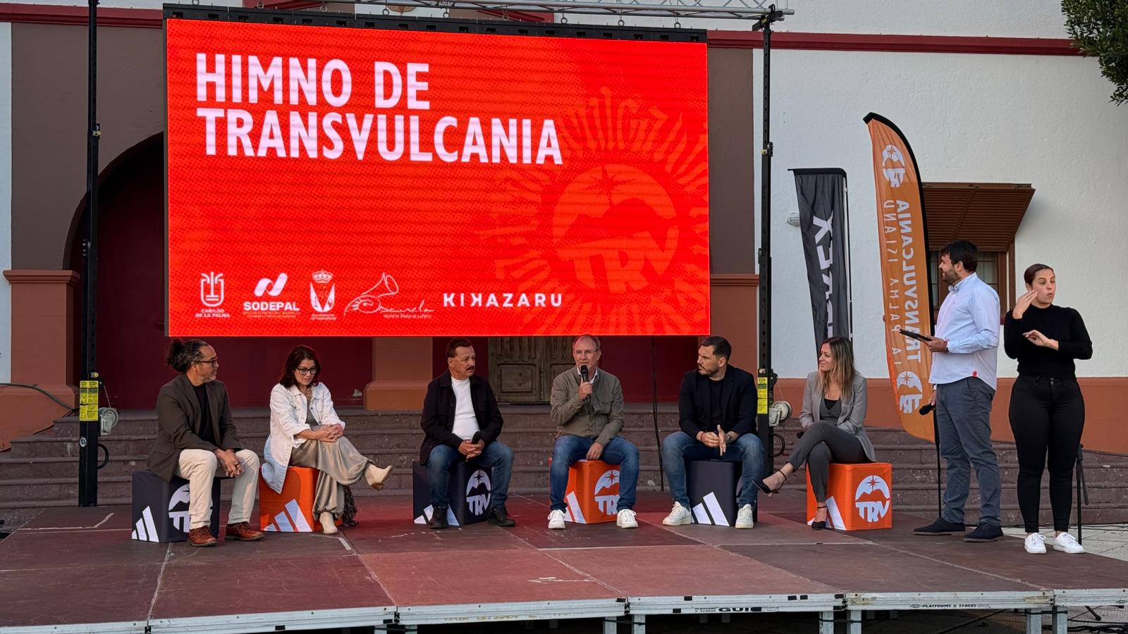 Presentación del himno de la Transvulcania.