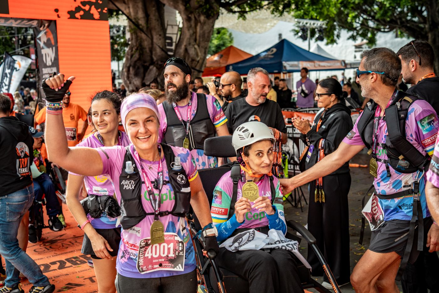 Inclusión en la Transvulcania adidas.