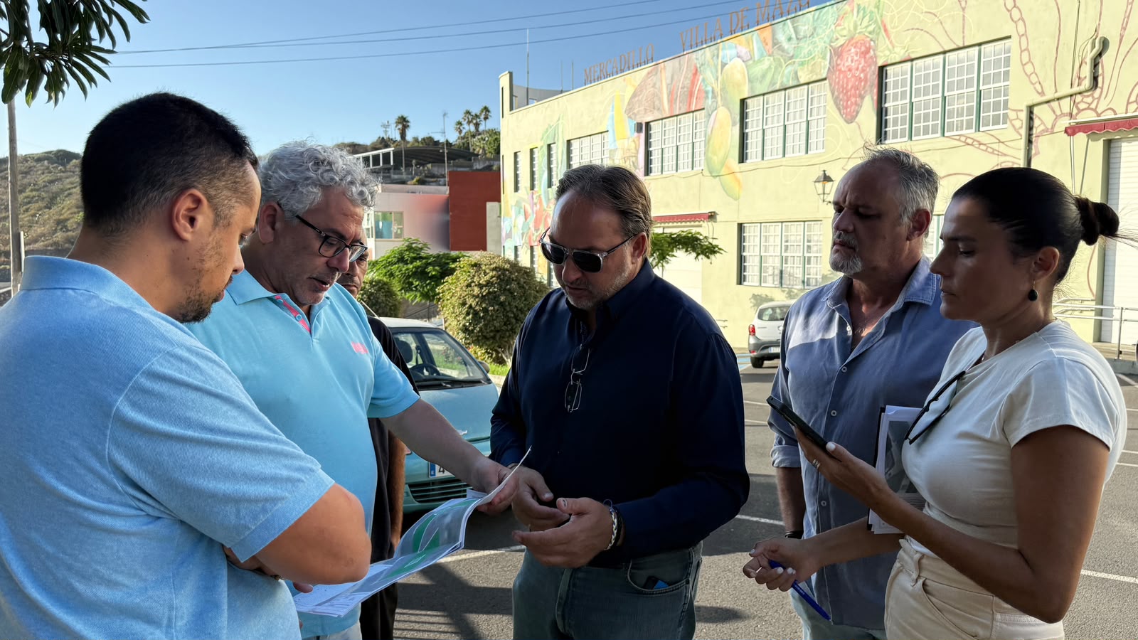 El Cabildo de La Palma inicia las obras de un nuevo punto de recarga para vehículos eléctricos en Villa de Mazo