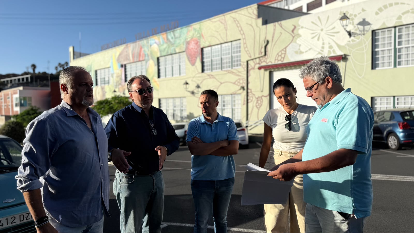 El Cabildo de La Palma inicia las obras de un nuevo punto de recarga para vehículos eléctricos en Villa de Mazo