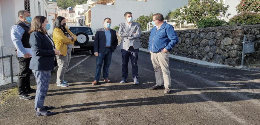 Comienzan las obras de las calzadas de Villa de Mazo por la calle La Molina