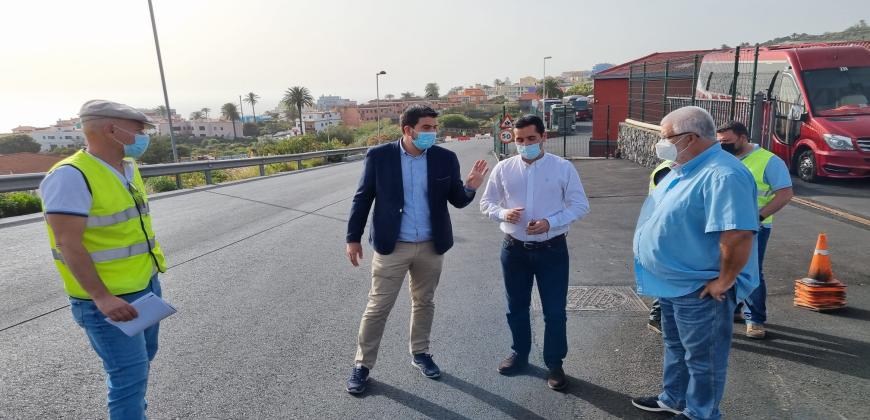 El Cabildo concluye los trabajos de asfaltado en El Zumacal donde invirtió más de 400.000 euros