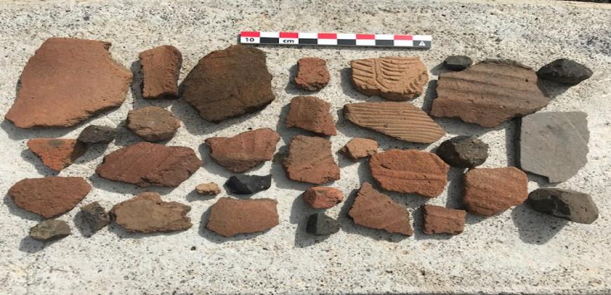 Donan al Mab restos arqueológicos, fotografías del Roque Teneguía y la Caldera de Taburiente