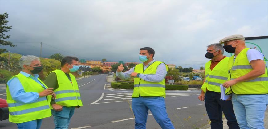 El Cabildo dota de seguridad al cruce del Molino en Breña Alta con la creación de una glorieta