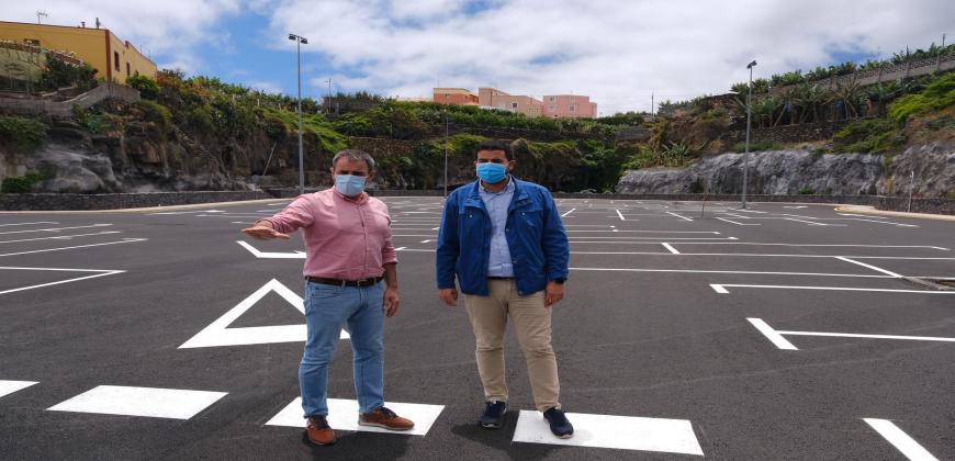 Dotan a la costa de San Andrés y Sauces de una gran superficie de aparcamientos públicos