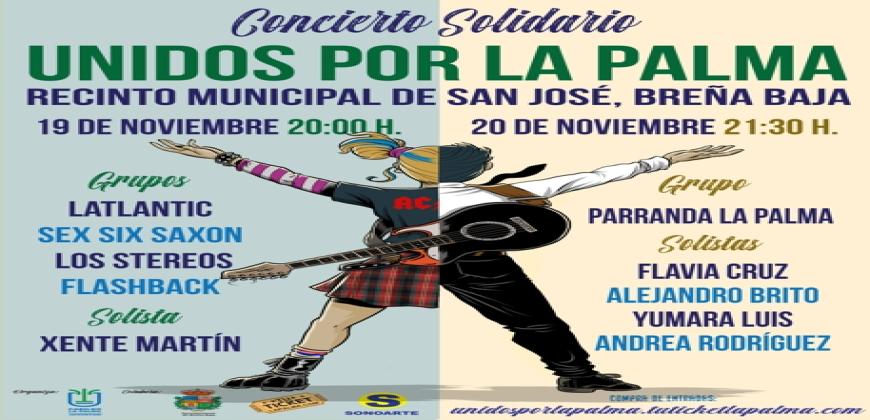 El Cabildo organiza un concierto solidario para recaudar fondos para los damnificados del volcán 