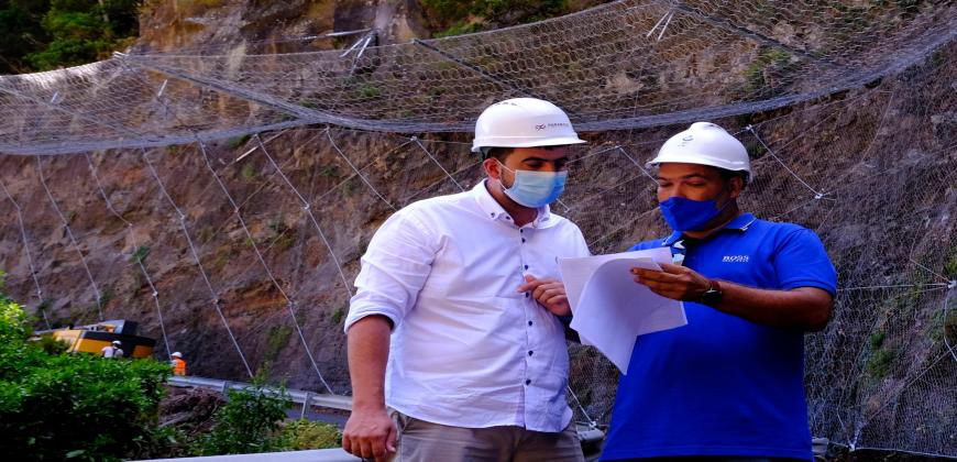 El Cabildo aprueba el proyecto para la repavimentación de la carretera del Norte a su paso por el barranco de Gallegos