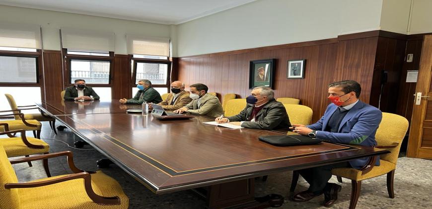 Mariano Zapata se reúne con representantes de la Fundación Universitaria de Las Palmas 