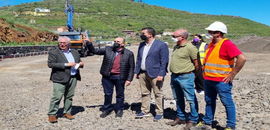 El Cabildo ultima las obras del nuevo polígono industrial de Puntallana