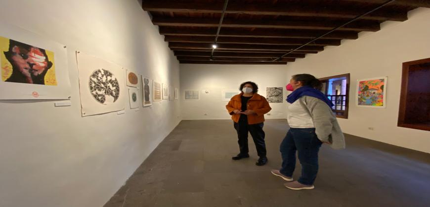 La Casa Salazar acoge la exposición de la selección de obras del Premio Internacional de Arte Gráfico Carmen Arozena 2021