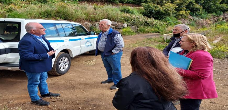 El Consejo Insular de Aguas subvenciona las obras de ejecución de un cierre hidráulico de la Galería Hidráulica de Breña Alta