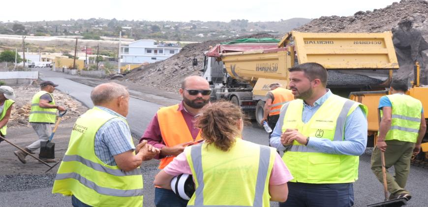 El Cabildo habilita el acceso al Parque de Bomberos de La Laguna y mejora las comunicaciones en este entorno urbano