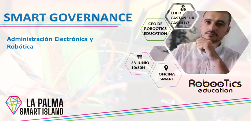 Robootics Education visita la Oficina Smart de La Palma en la semana de la Administración Electrónica