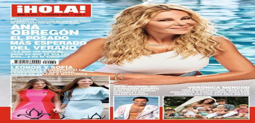 Sodepal protagoniza a través de Isla Bonita Moda el posado del verano de Ana Obregón con moda de baño sostenible de la firma palmera Serra