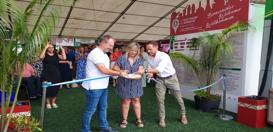El Cabildo recupera la celebración de la Feria Insular de Artesanía en su 33 edición 