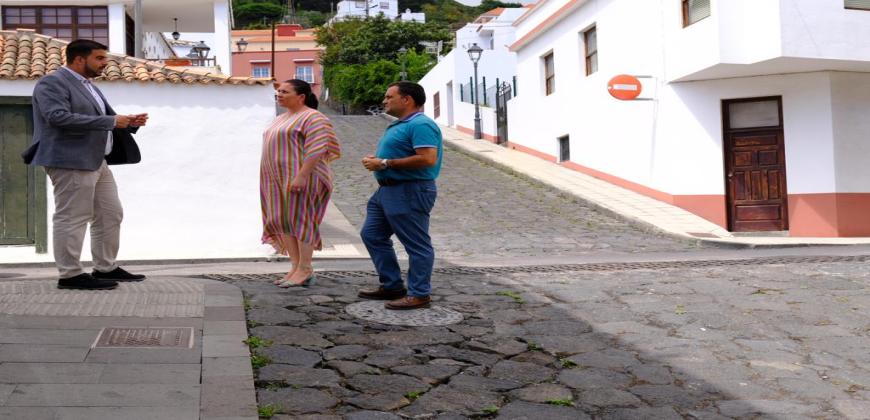 El Cabildo concluye las obras de Las Calzadas de Villa de Mazo	