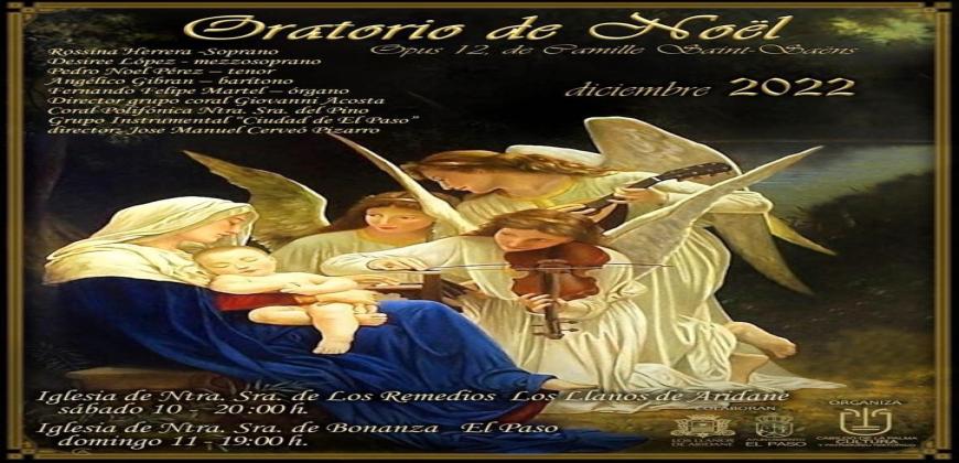 Cultura organiza sendos conciertos de ‘El Oratorio de Noël’