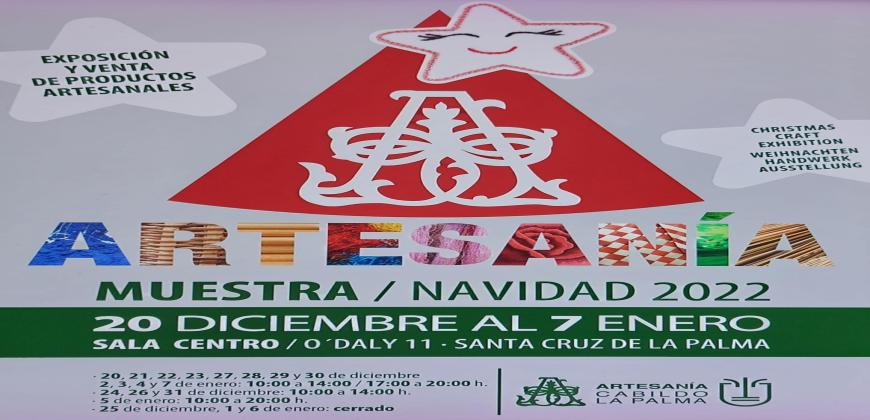 Más de una decena de artesanos participan en la Muestra de Navidad organizada por el Cabildo