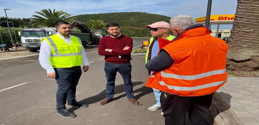 Comienzan las obras de repavimentación de la travesía urbana de Barlovento