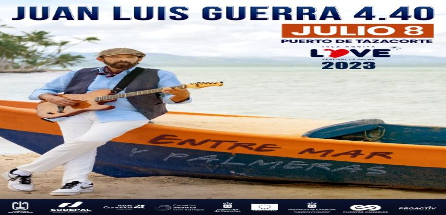 Juan Luis Guerra, en exclusiva en Canarias para el Isla Bonita Love Festival 2023