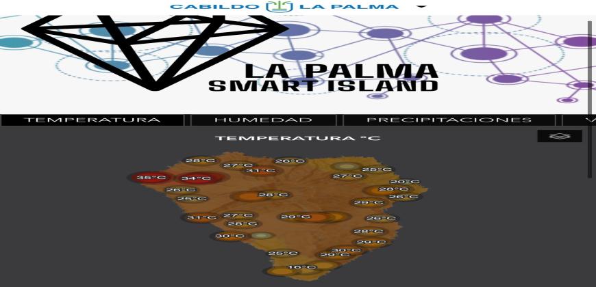 El Cabildo pone en marcha un nuevo portal de visualización de datos meteorológicos en tiempo real