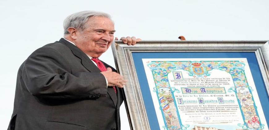 Sergio Rodríguez: “El ejemplo de Jerónimo Saavedra se transmitirá para generaciones venideras”