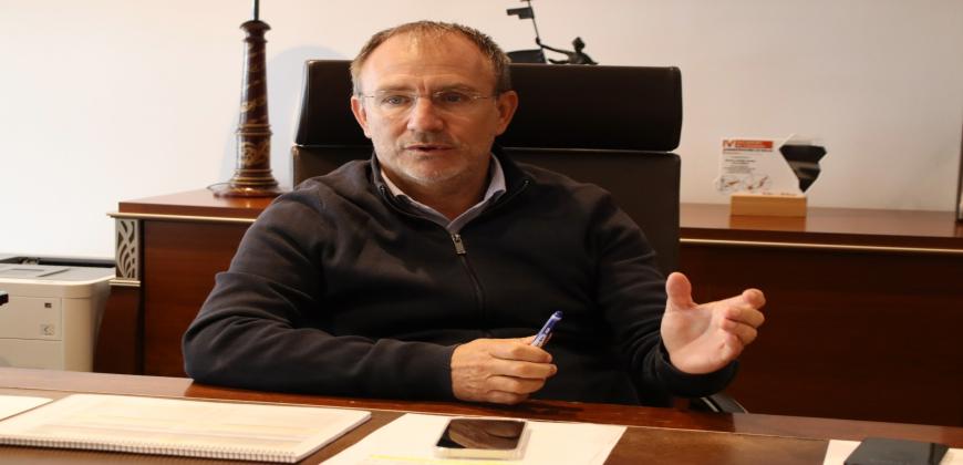 Sergio Rodríguez en su despacho