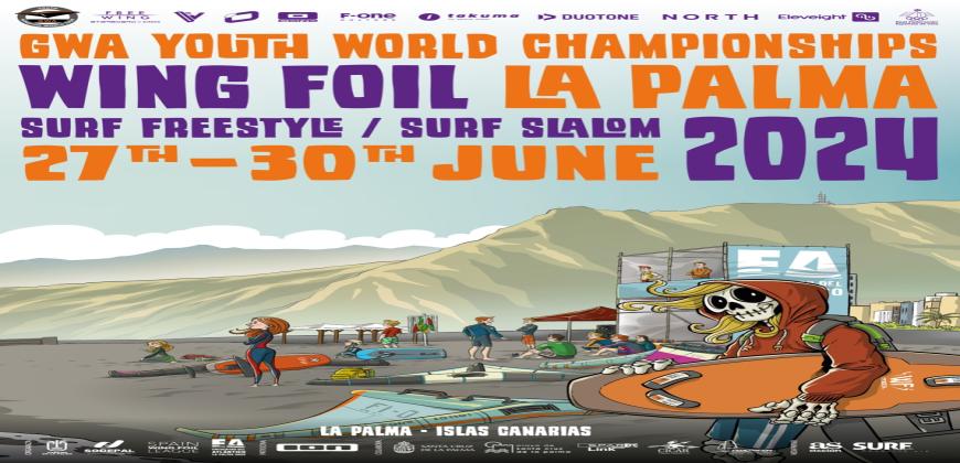 El Cabildo logra que el Campeonato Mundial Júnior de Wingfoil 2024 se celebre en la playa de Santa Cruz de La Palma 