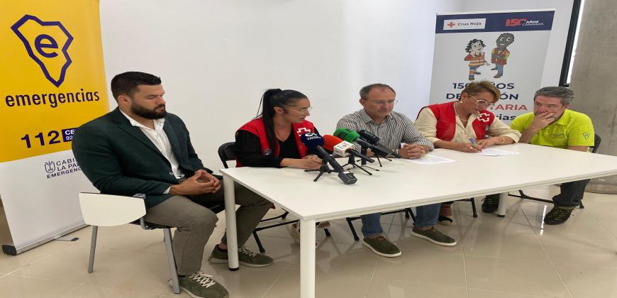 Cabildo y Cruz Roja desarrollan un programa de formación en materia de protección civil y emergencias