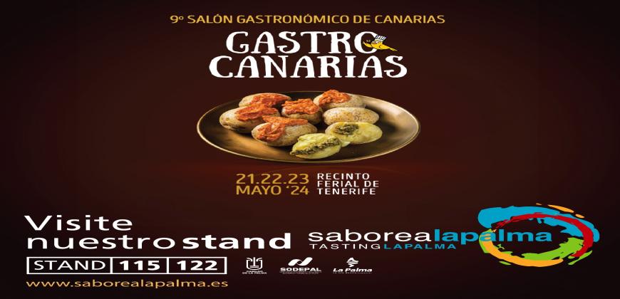 Los productos palmeros se promocionan en el 9º Salón Gastronómico de Canarias