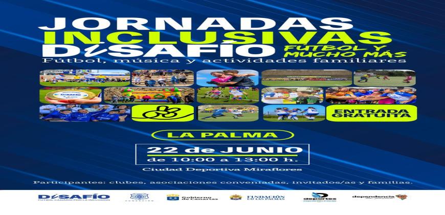 El Cabildo colabora en la Jornada Inclusiva Disafío con fútbol, música y actividades familiares 
