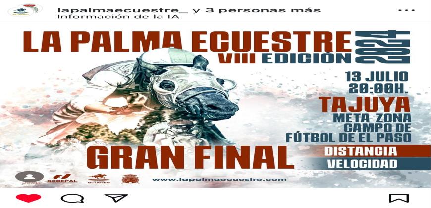 La Palma Ecuestre recupera el recorrido de Tajuya para su gran final de 2024