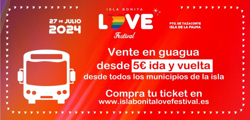 Isla Bonita Love Festival facilita el traslado a su concierto de cierre desde todos los municipios de La Palma