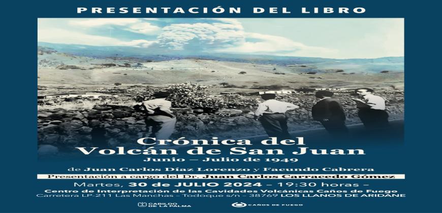 Cartel Crónica del Volcán de San Juan